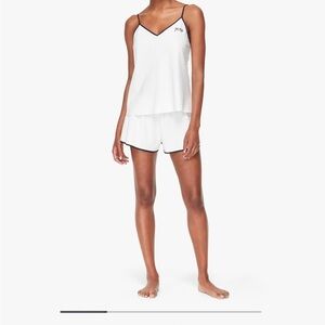 Kate Spade Women's White Satin Sleepwear Set